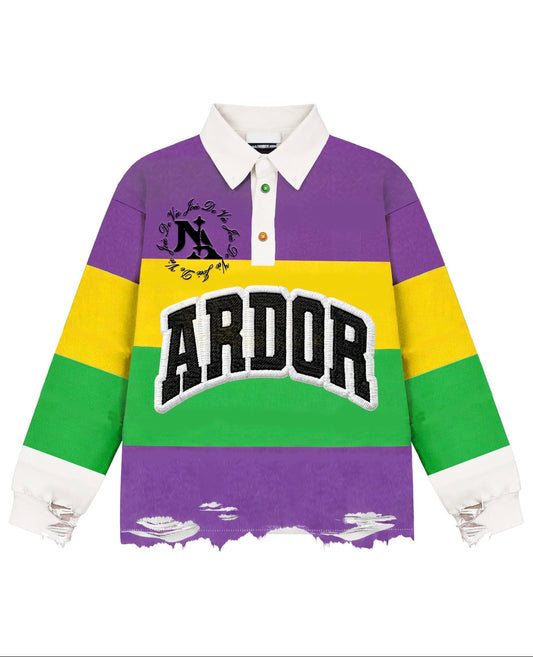 JOIE DE VIE/ JOY OF LIFE MARDI GRAS POLO