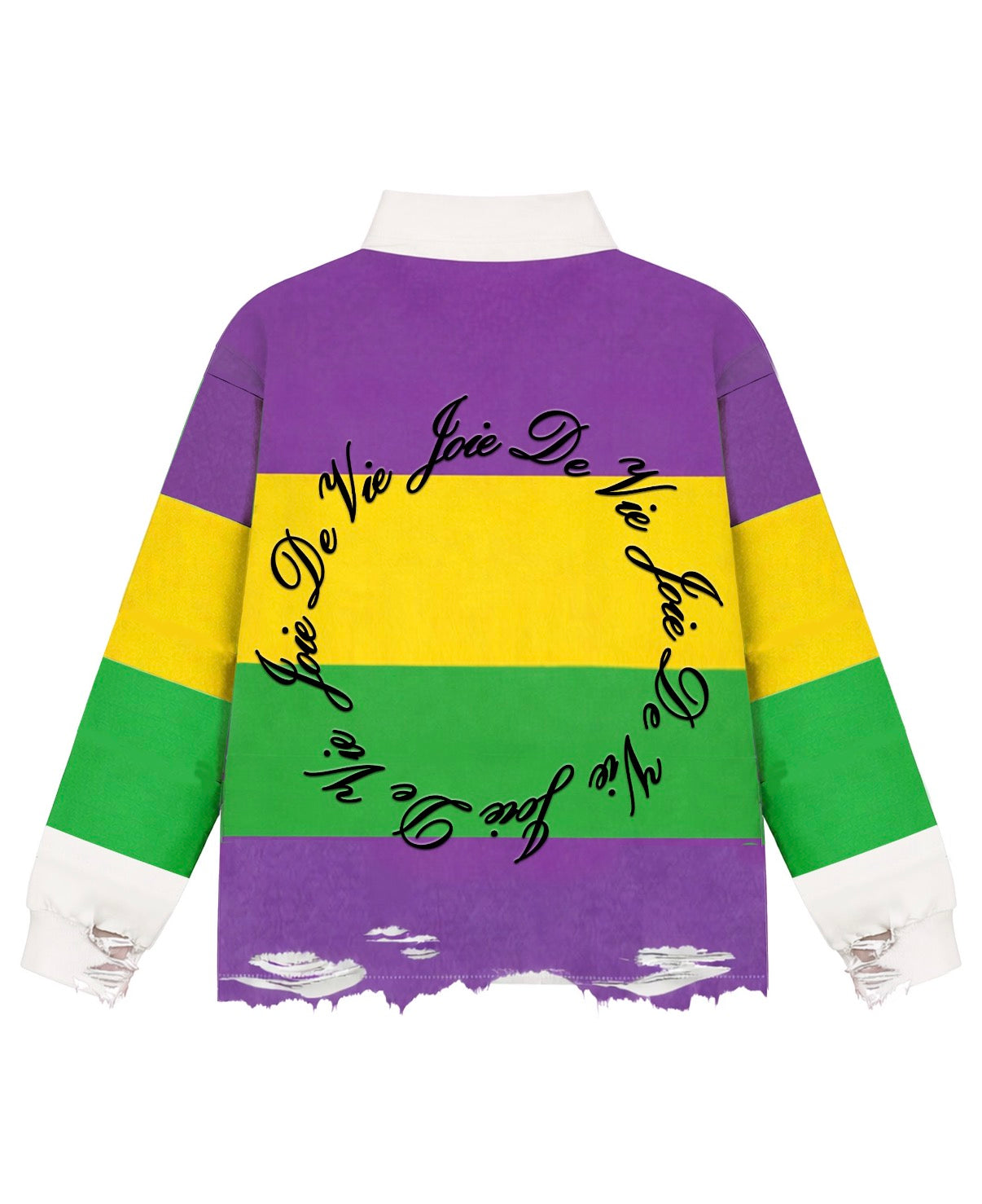 JOIE DE VIE/ JOY OF LIFE MARDI GRAS POLO