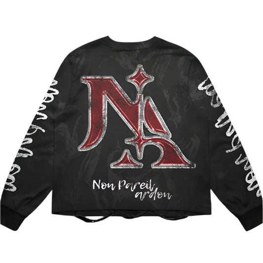 Black ‘Incomparable Feelings’ longsleeves shirt